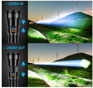 Rechargeable Flashlights 900000 High Lumens, High Power Led Flashlight, XHP70.2 Powerful Tactical Flashlight with Zoomable, 5 Modes, IPX7 Waterproof, Flashlig